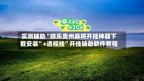 实测辅助“微乐贵州麻将开挂神器下载安装”+透视挂”开挂辅助软件教程