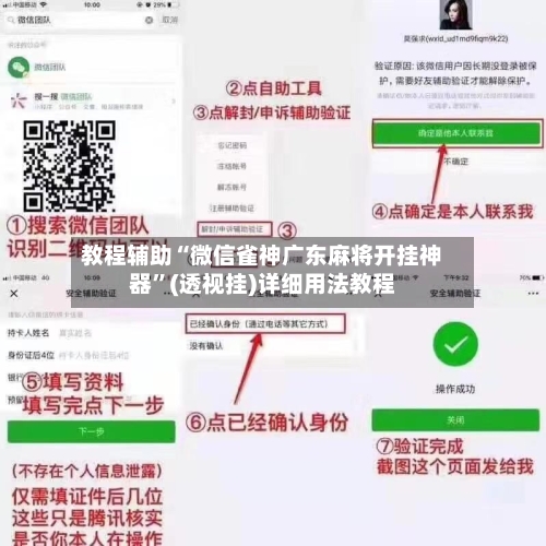 教程辅助“微信雀神广东麻将开挂神器”(透视挂)详细用法教程-第2张图片