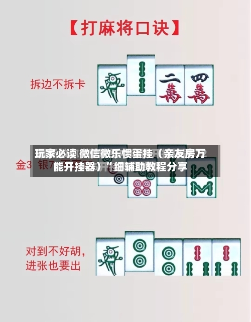玩家必读 微信微乐惯蛋挂（亲友房万能开挂器）”细辅助教程分享-第2张图片