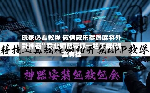 玩家必看教程 微信微乐捉鸡麻将外卦神器”专业师傅带你一起了解(确实有挂-第2张图片