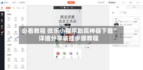 必看教程 微乐小程序助赢神器下载	”详细分享装挂步骤教程-第2张图片