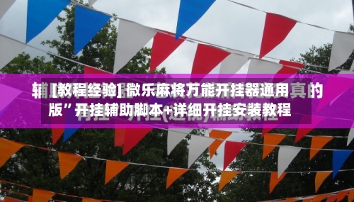 [教程经验] 微乐麻将万能开挂器通用版”开挂辅助脚本+详细开挂安装教程-第3张图片
