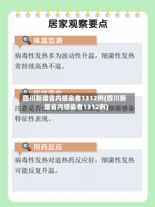 四川新增省内感染者1312例(四川新增省内感染者1312例)