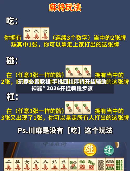 玩家必看教程 手机四川麻将开挂辅助神器”2026开挂教程步骤-第3张图片