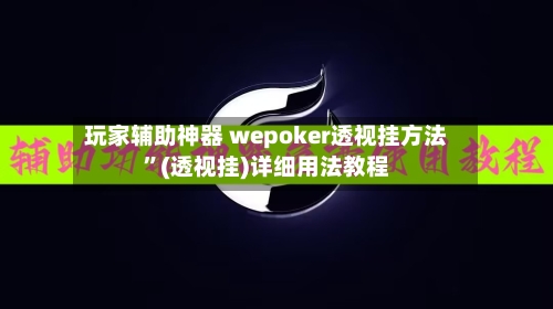 玩家辅助神器 wepoker透视挂方法”(透视挂)详细用法教程-第3张图片