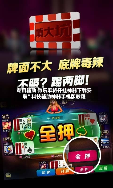 专用辅助 微乐麻将开挂神器下载安装”科技辅助神器手机版教程-第2张图片