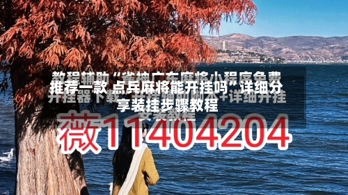 推荐一款 点兵麻将能开挂吗”详细分享装挂步骤教程-第3张图片