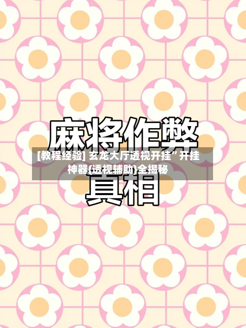 [教程经验] 玄龙大厅透视开挂”开挂神器{透视辅助}全揭秘-第2张图片