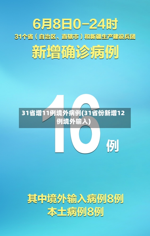 31省增11例境外病例(31省份新增12例境外输入)