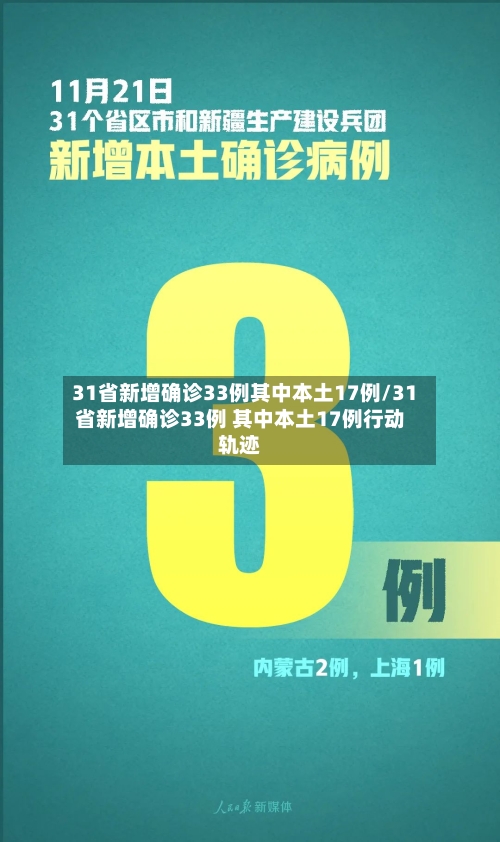 31省新增确诊33例其中本土17例/31省新增确诊33例 其中本土17例行动轨迹