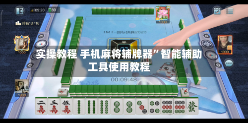 实操教程 手机麻将辅牌器”智能辅助工具使用教程-第2张图片
