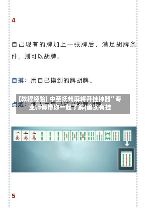 [教程经验] 中至抚州麻将开挂神器”专业师傅带你一起了解(确实有挂-第3张图片
