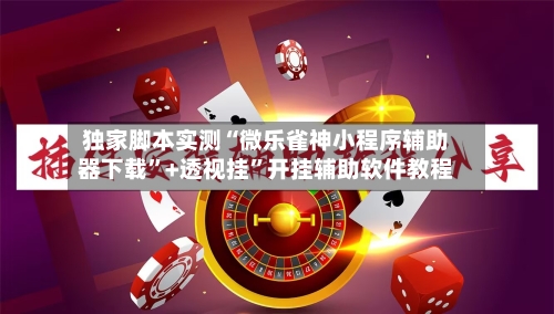 独家脚本实测“微乐雀神小程序辅助器下载	”+透视挂”开挂辅助软件教程-第2张图片