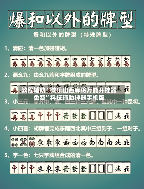 教程辅助“微乐山西麻将万能开挂器免费”科技辅助神器手机版-第2张图片