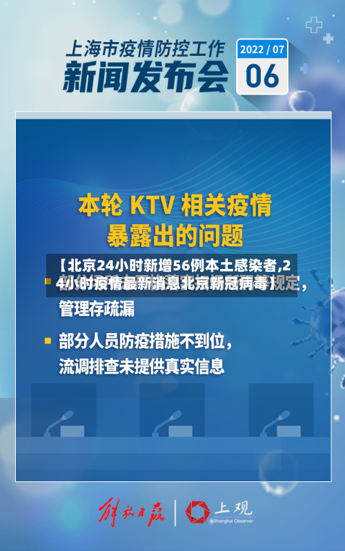 【北京24小时新增56例本土感染者,24小时疫情最新消息北京新冠病毒】
