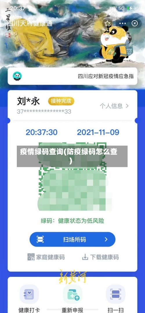 疫情绿码查询(防疫绿码怎么查)