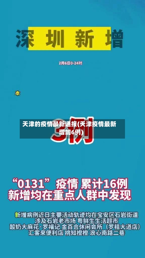 天津的疫情最新通报(天津疫情最新增加6例)