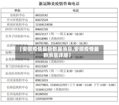 【安徽疫情最新数据消息,安徽疫情最新消息详细】-第2张图片