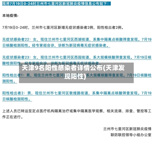天津9名阳性感染者详情公布(天津发现阳性)-第2张图片