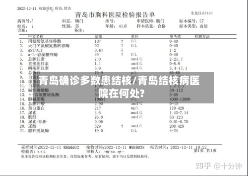 青岛确诊多数患结核/青岛结核病医院在何处?