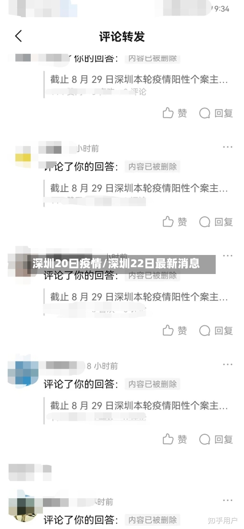 深圳20曰疫情/深圳22日最新消息