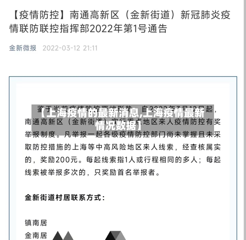 【上海疫情的最新消息,上海疫情最新情况数据】-第3张图片