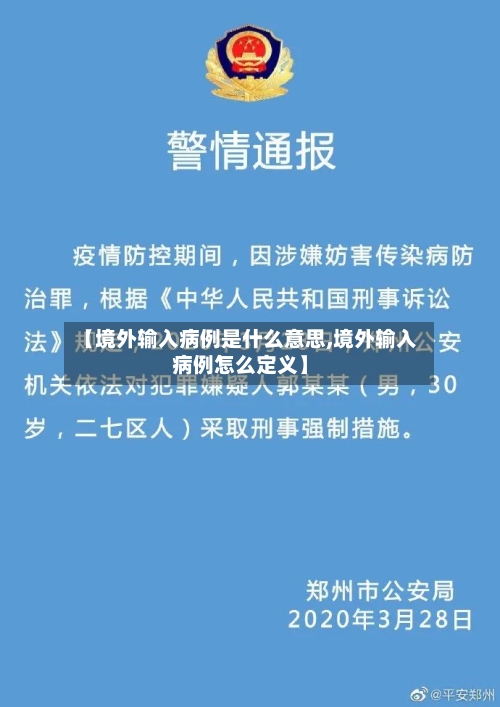 【境外输入病例是什么意思,境外输入病例怎么定义】-第3张图片