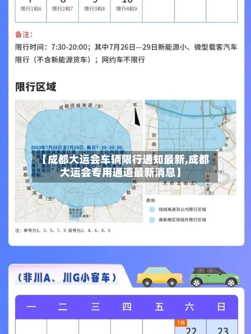 【成都大运会车辆限行通知最新,成都大运会专用通道最新消息】