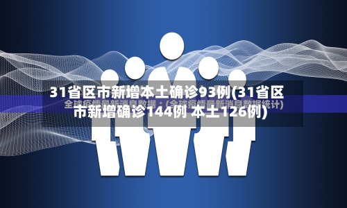 31省区市新增本土确诊93例(31省区市新增确诊144例 本土126例)-第3张图片