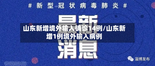 山东新增境外输入确诊14例/山东新增1例境外输入病例