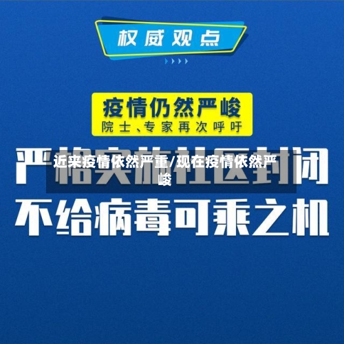 近来疫情依然严重/现在疫情依然严峻-第3张图片