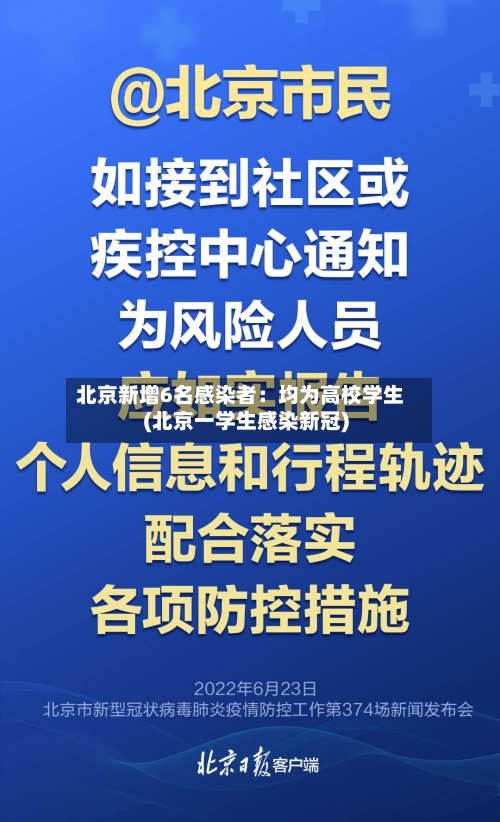 北京新增6名感染者：均为高校学生(北京一学生感染新冠)-第2张图片