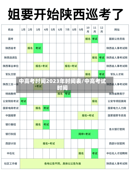 中高考时间2023年时间表/中高考试时间-第2张图片