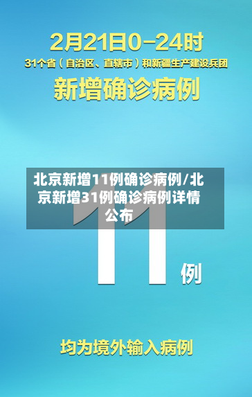 北京新增11例确诊病例/北京新增31例确诊病例详情公布