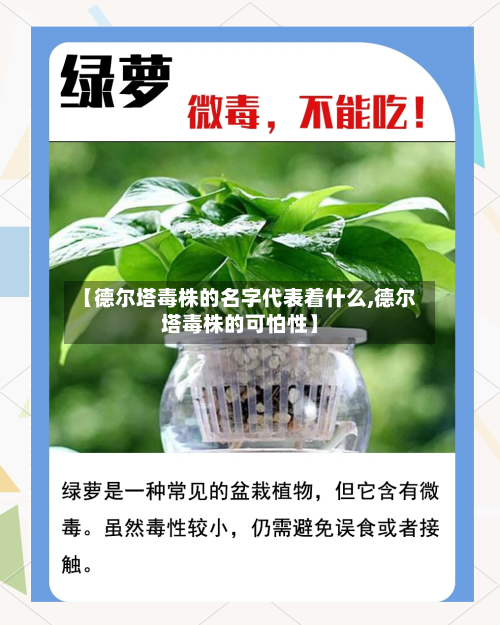 【德尔塔毒株的名字代表着什么,德尔塔毒株的可怕性】-第3张图片