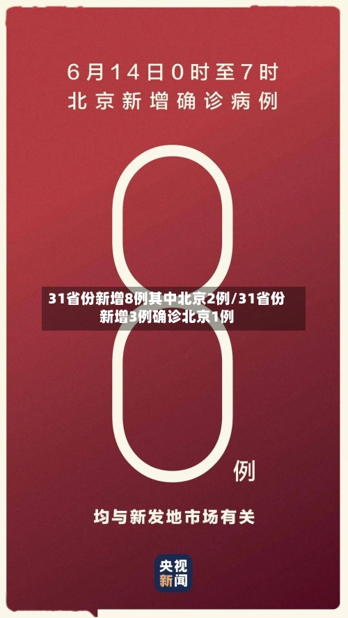 31省份新增8例其中北京2例/31省份新增3例确诊北京1例