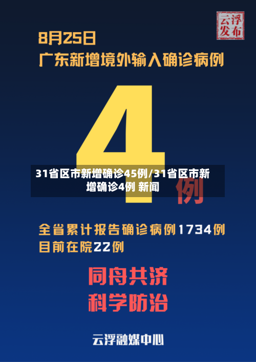 31省区市新增确诊45例/31省区市新增确诊4例 新闻