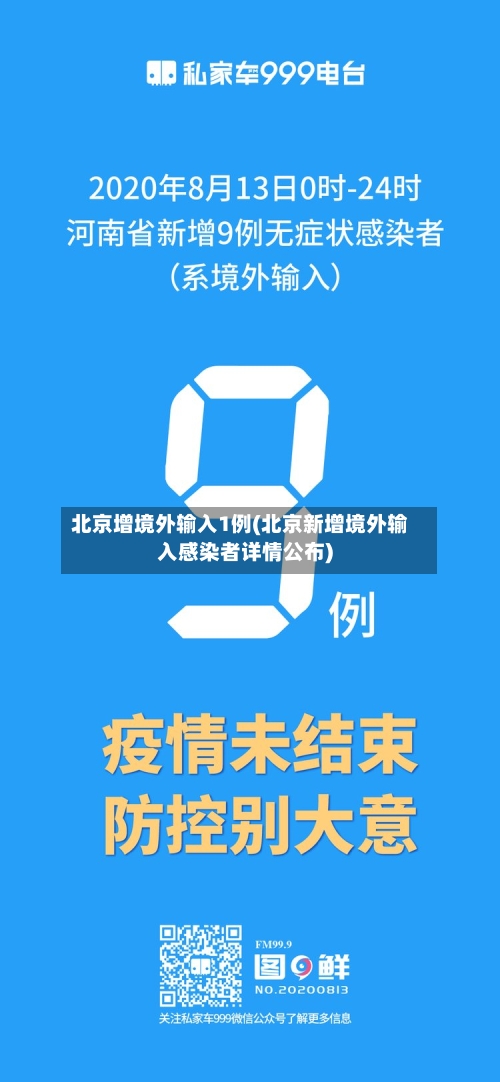 北京增境外输入1例(北京新增境外输入感染者详情公布)