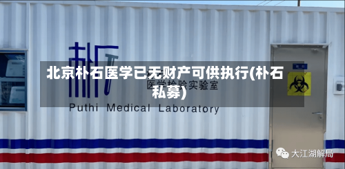 北京朴石医学已无财产可供执行(朴石私募)