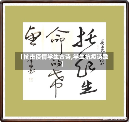 【抗击疫情学生古诗,学生抗疫诗歌】-第3张图片