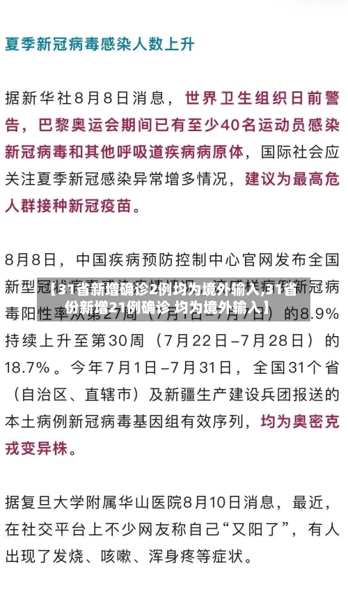 【31省新增确诊2例均为境外输入,31省份新增21例确诊 均为境外输入】-第3张图片