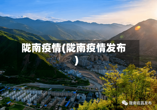 陇南疫情(陇南疫情发布)