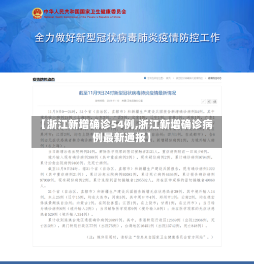 【浙江新增确诊54例,浙江新增确诊病例最新通报】