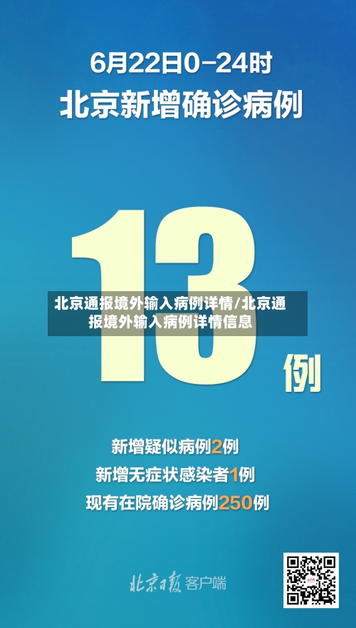 北京通报境外输入病例详情/北京通报境外输入病例详情信息