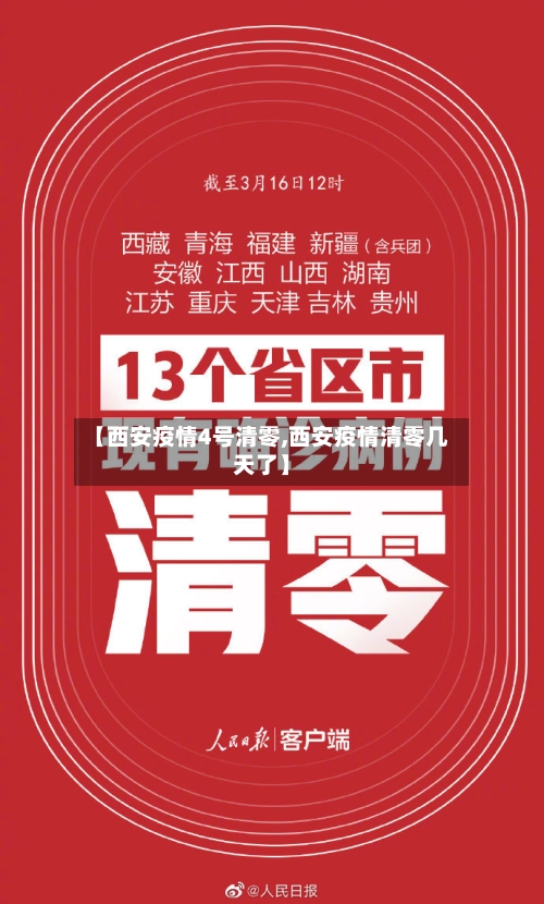 【西安疫情4号清零,西安疫情清零几天了】