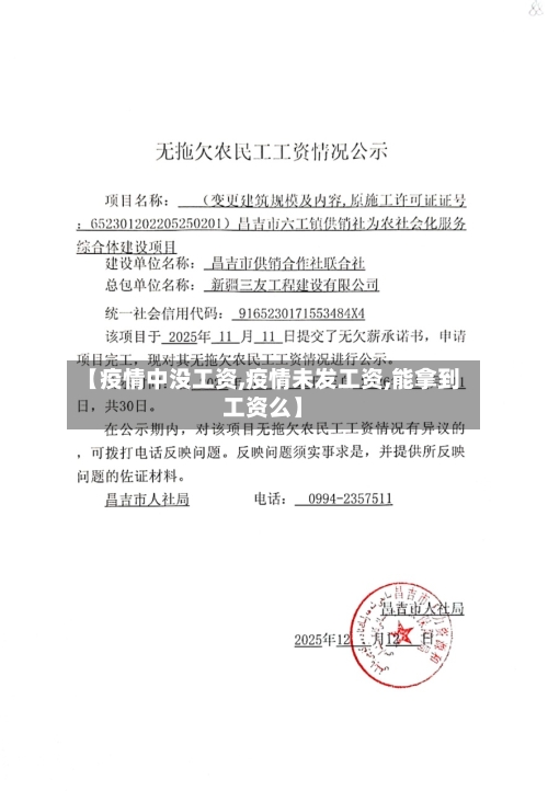 【疫情中没工资,疫情未发工资,能拿到工资么】-第3张图片