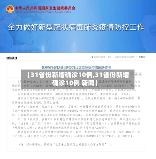 【31省份新增确诊10例,31省份新增确诊10例 新闻】-第2张图片