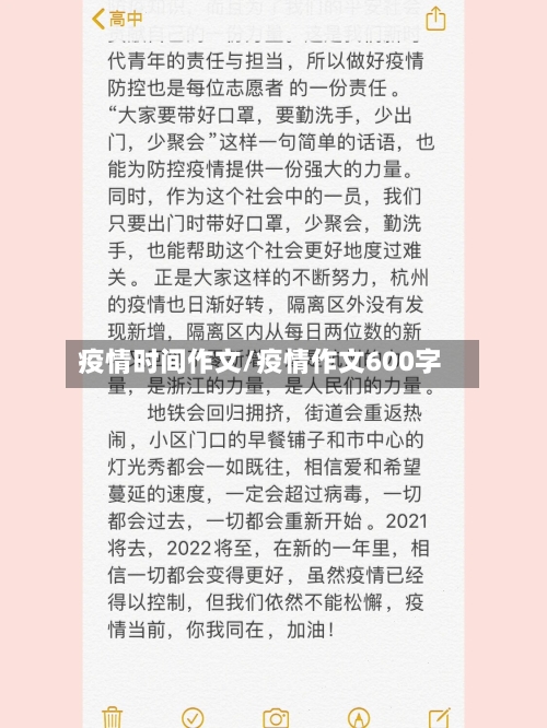 疫情时间作文/疫情作文600字-第2张图片