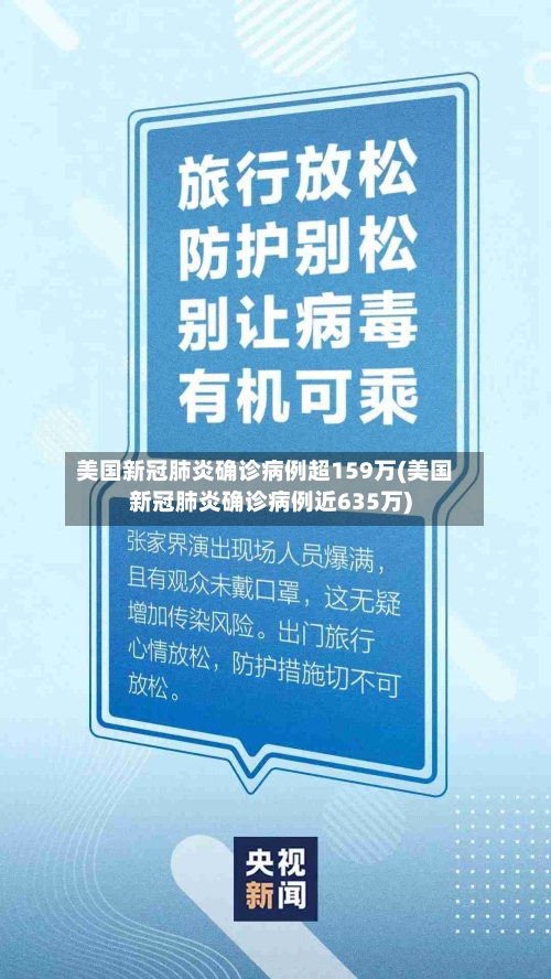 美国新冠肺炎确诊病例超159万(美国新冠肺炎确诊病例近635万)