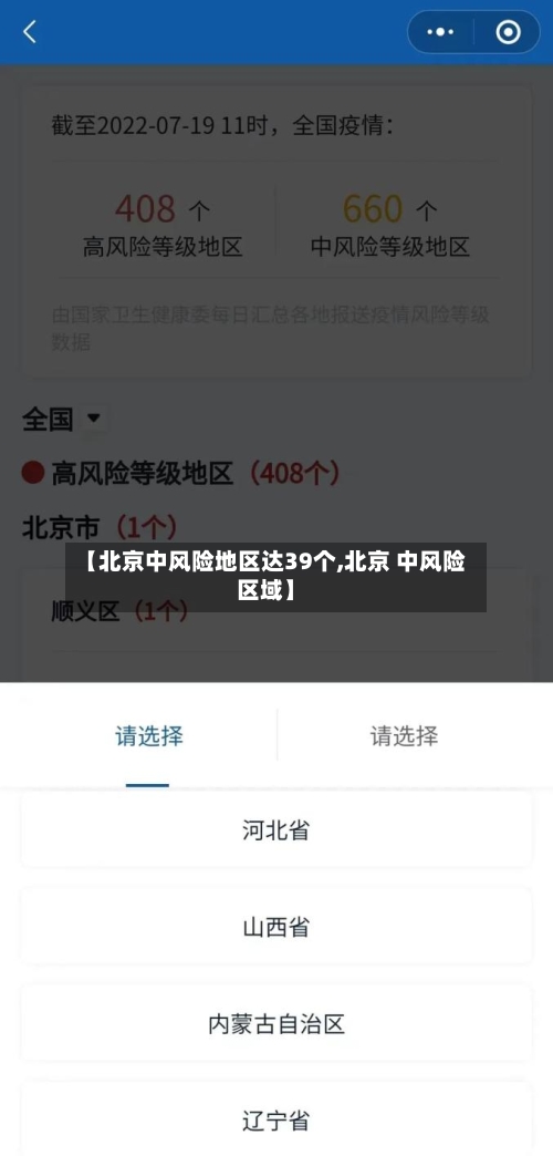 【北京中风险地区达39个,北京 中风险区域】-第2张图片